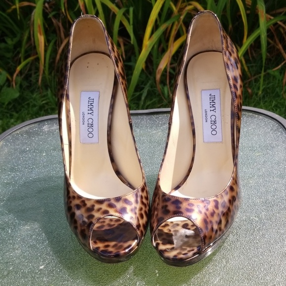 Jimmy Choo cheetah print heel size 39 1/2 … - Picture 2 of 8